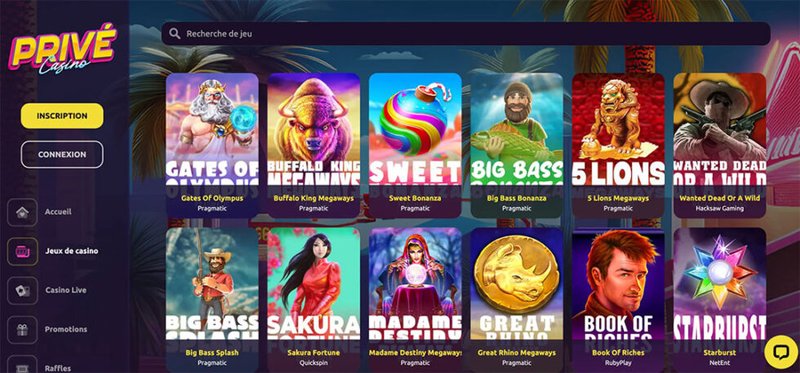France - prive casino online